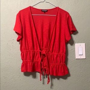 Red Crop Top